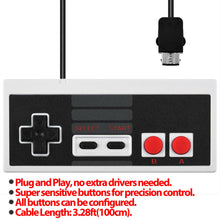Load image into Gallery viewer, for Nintendo NES Mini Classic Edition Game Controller+2 PCS 10Ft Extension Cable