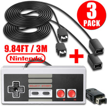 Load image into Gallery viewer, for Nintendo NES Mini Classic Edition Game Controller+2 PCS 10Ft Extension Cable