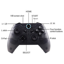 Load image into Gallery viewer, Black Wireless Controller for Nintendo Switch, Bluetooth Pro Controller Compatible with Nintendo Switch Support Gyro Axis Function & Double Vibration