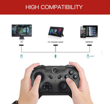 Load image into Gallery viewer, Black Wireless Controller for Nintendo Switch, Bluetooth Pro Controller Compatible with Nintendo Switch Support Gyro Axis Function & Double Vibration