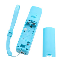 Load image into Gallery viewer, Built-in Motion Plus Remote+Nunchuck Controller For Wii+Case+Wrist Strap Bule