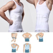 Load image into Gallery viewer, Men's Body Shaper For Men Slimming Shirt Tummy Waist Vest lose Weight Sport Training