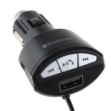 Load image into Gallery viewer, AGPtEK Car Bluetooth Adapter A2DP 3.5mm Car Handsfree Bluetooth AUX Stereo Audio Receiver Adapter USB Charger