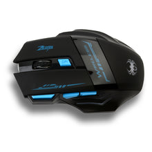 Load image into Gallery viewer, 7 Buttons LED Optical Wireless Gaming Mouse For Win7/8 ME XP, 2400 DPI /1600 DPI /1000 DPI /600 DPI