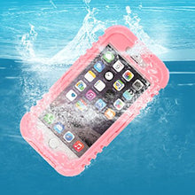 Load image into Gallery viewer, AGPtEK Underwater Waterproof Shockproof SnowProof DirtProof Case Cover for iPhone Plus 5.5 inch- Pink