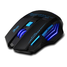 Load image into Gallery viewer, 7 Buttons LED Optical Wireless Gaming Mouse For Win7/8 ME XP, 2400 DPI /1600 DPI /1000 DPI /600 DPI