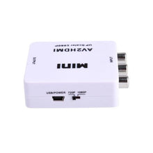 Load image into Gallery viewer, 720p 1080p Upscaler Mini Composite AV CVBS 3RCA to HDMI Video Converter Adapter