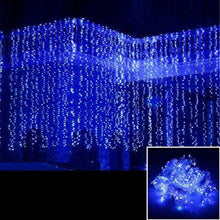 Load image into Gallery viewer, AGPtek 12Mx3M Linkable Fairy Curtain Lights Strings Connectable Lights 8 Lighting Modes