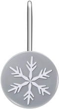 Load image into Gallery viewer, 12pcs Christmas Snowflake Anti-Rust Round Shower Curtain Hooks for Home Decor
