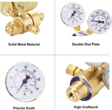 Load image into Gallery viewer, Welding Gas Welder Oxygen Regulator Oxy For Torch Cutting Kits CGA 540 Female