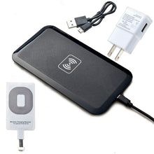 Load image into Gallery viewer, Wireless Charger Charging Pad + Receiver Kit + Adapter For iPhone & Samsung