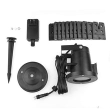 Load image into Gallery viewer, 12Pattern Outdoor LED Moving Laser Projector Light Landscape Garden Xmas Lamp US 12W