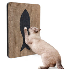 Load image into Gallery viewer, Ownpets Wall-Mounted Cat Scratcher – Vertical Cat Scratch Pad, Cute Furniture Protector for Wall, Glass, Wood &amp; Tile, Yellow
