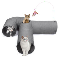 Ownpets Cat Tunnel 12 Inches in Diameter Larger U-Shaped Cat Play Tunnel Pet Tunnel Tube