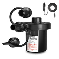 CAMULAND Portable Air Pump for Inflatable with 3 Nozzles, ETL Certification 12V Quick-Fill Inflator for Air Mattress, Air Bed, Blow-Up Pool Toy