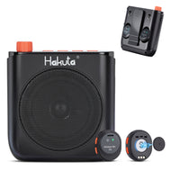 HAKUTA Voice Amplifier for Teachers, 2 Magnetic Wireless Lavalier Mics with Auto-Charging Storage, 3 Carry Modes & 2600mAh Battery, Portable Speaker for Classroom/Meetings/Yoga/Training/Outdoor