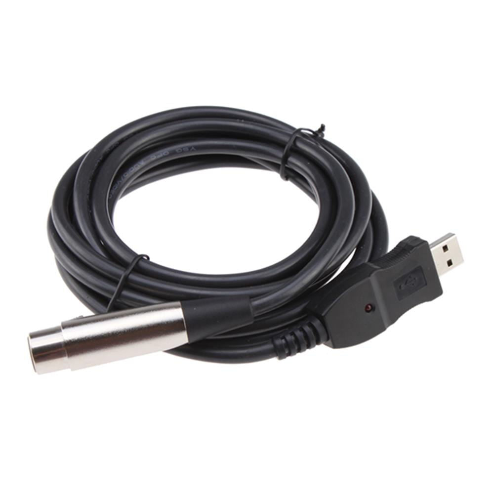 3M Microphone USB MIC Link Cable USB Male to XLR Female