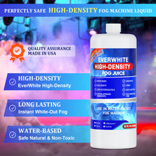 Load image into Gallery viewer, Hakuta High-Density Fog Machine Fluid,32oz High Output Long-Lasting Fog Juice Produces White-Out Conditions for 400-1500 Watt Water-Based Fog Machines Ideal for Indoor and Outdoor Venues Made in USA
