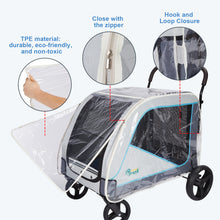 Load image into Gallery viewer, Ownpets Dog Stroller Rain Cover, Waterproof Transparent EVA
