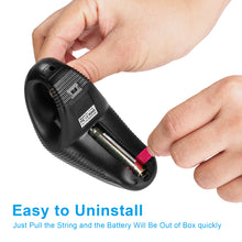 Load image into Gallery viewer, Wireless USB Handheld Finger Trackball Mouse with Laser Pointer, Black
