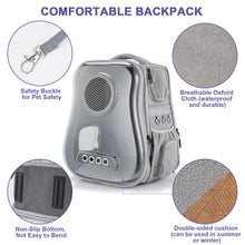 Load image into Gallery viewer, Ownpets Cat Backpack Carrier, Breathable Bubble Pet Backpack for Cats and Small Dogs up to 15lbs Pet Carrier for Travel, Hiking
