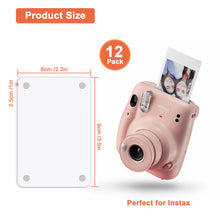 Load image into Gallery viewer, Vicyak 12 Pack High Transparency Acrylic Magnetic Photo Frame for Refrigerator, Double-Sided Frameless Design, Compatible with Instax and Polaroid Photos, 2.36&quot; x 3.54&quot;
