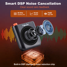 Load image into Gallery viewer, HAKUTA Voice Amplifier for Teachers, 2 Magnetic Wireless Lavalier Mics with Auto-Charging Storage, 3 Carry Modes &amp; 2600mAh Battery, Portable Speaker for Classroom/Meetings/Yoga/Training/Outdoor
