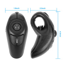 Load image into Gallery viewer, Wireless USB Handheld Finger Trackball Mouse with Laser Pointer, Black

