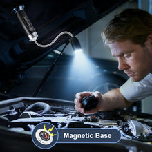 Load image into Gallery viewer, 2 PCS BBQ Grill Light Portable Camping LED Flashlight Goose Neck Outdoor Lamp (Black)
