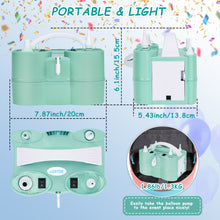 Load image into Gallery viewer, AGPtEK 3-in-1 Air Pump for Inflatables and Balloon Electric Air Balloon Pump 600W for Air Mattress, Compression Bag, Green
