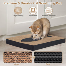 Load image into Gallery viewer, Ownpets Wall-Mounted Cat Scratcher – Vertical Cat Scratch Pad, Cute Furniture Protector for Wall, Glass, Wood &amp; Tile, Yellow

