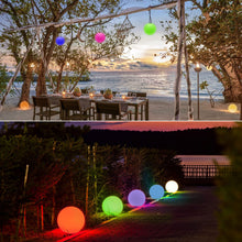 Load image into Gallery viewer, 6 Pack RGB Color Changing LED Pool Ball Lights with Foldable Hook for Pool Party Garden Outdoor Float Hang Decors
