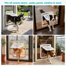 Load image into Gallery viewer, Ownpets Dog Screen Door 12"x14" Fits Large Dogs Up 80 lbs &amp; Small Breeds
