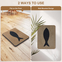 Load image into Gallery viewer, Ownpets Wall-Mounted Cat Scratcher – Vertical Cat Scratch Pad, Cute Furniture Protector for Wall, Glass, Wood &amp; Tile, Yellow
