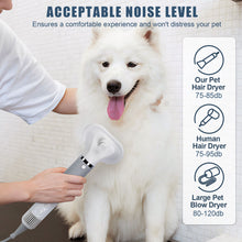 Load image into Gallery viewer, Ownpets 5 in1 Portable Smart Pet Grooming Hair Dryer for Dogs, Smart Temperature Control, Low Noise Dog Blow Dryer with Grooming Brush for Home, Pet Washing Station

