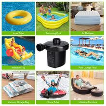 Load image into Gallery viewer, CAMULAND 130W Electric Air Pump for Inflatable with 3 Nozzles for Air Mattress, Inflatable Couch, Pool Floats, Blow up Pool Raft Bed Boat
