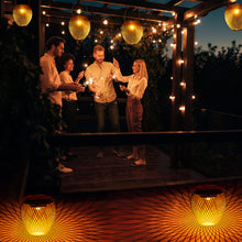 Load image into Gallery viewer, IMAGE 2 Pcs Solar Lanterns Outdoor Lights with White and Warm Yellow Light, Hanging Solar Lights Outdoor Waterproof Yard Pathway Porch Trees Decor
