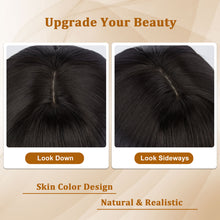 Load image into Gallery viewer, AGPtEK 23.6&quot; Long Straight with Flat Bangs Synthetic Hair Heat Resistant Fiber Hair Great for Women Party, Cosplay, Daily-Use and Festivals, Black
