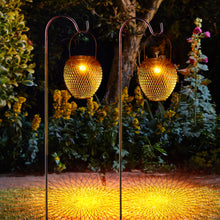 Load image into Gallery viewer, IMAGE 2 Pcs Solar Lanterns Outdoor Lights with White and Warm Yellow Light, Hanging Solar Lights Outdoor Waterproof Yard Pathway Porch Trees Decor
