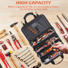 Load image into Gallery viewer, Fixm Professional Tool Roll Bag - Compact, Versatile &amp; Portable, Ideal for Craftsmen &amp; DIY Enthusiasts, Perfect Father&#39;s Day Gift
