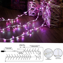 Load image into Gallery viewer, IMAGE 5M/16.4Ft 300 LED Firecracker Starry String Lights Fairy Lights Plug in Twinkle String Lights Bright DIY for Party Wedding Christmas Decoration, Pink &amp; White
