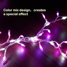 Load image into Gallery viewer, IMAGE 5M/16.4Ft 300 LED Firecracker Starry String Lights Fairy Lights Plug in Twinkle String Lights Bright DIY for Party Wedding Christmas Decoration, Pink &amp; White
