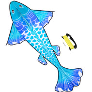 IMGAE Carp Kite Large Single Line Kite with Durable Fabric and Structure with 300 FT String and Handle