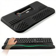 LIMOUS Keyboard Wrist Rest with Keyboard Stand for Desk, Ergonomic Wave Wrist Pad for Computer Keyboard, 2-Angle Adjustable Keyboard Riser with Storage Box, Memory Foam Palm Rest for Office & Gaming, 17.3