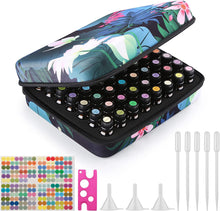 Load image into Gallery viewer, FITNATE Essential Oil Storage, Lotus 56 Bottles Essential Oil Case Shockproof Holding for Young Living Oils
