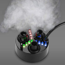Load image into Gallery viewer, FITNATE Three-Head Mist Maker, Larger Fogger Fog Machine 1500ML/H Atomizer for Halloween, Pond, Garden, Rockery, Yard
