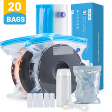 Load image into Gallery viewer, 20 Pack 3D Printer Filament Storage Bags
