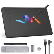 IMAGE Drawing Tablet 9.45 x 6.1 Inch Large Active Area, 8192 Levels Pressure Battery-Free Pen, 12 Customizable Shortcut Keys, Graphics Tablet for Digital Drawing & Design, Compatible with Windows Mac Android