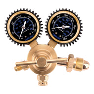 IMAGE Nitrogen Gauge with 0-800 PSI Delivery Pressure Equipment Brass for HVAC Purging, Brazing and Soldering