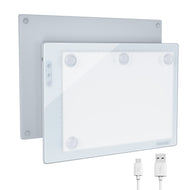 IMAGE 6000K White A4 Tracing Pad Rechargeable Magnetic Light Box, Cordless Ultra-Thin for Vinyl Weeding Animation, Tattoo, Sketching and Design